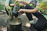 В саратовском лесу прошли первые гонки улиток
